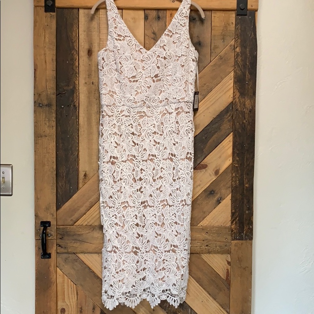 MARINA | Crochet Lace Midi Dress